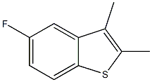 5-FLUORO-2,3-DIMETHYLBENZOTHIOPHENE Struktur