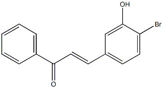 3Hydroxy-4-BromoChalcone Struktur