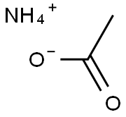 Ammonium acetate Struktur