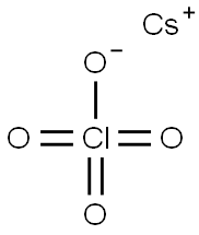 Cesium perchlorate Struktur