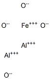 Iron dialuminum tetraoxide Struktur