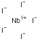 Niobium(V) iodide Struktur