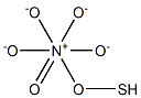 Nitric acid sulfur trioxide Struktur