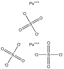 Plutonium(III) sulfate Struktur