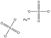 Plutonium(IV) sulfate Struktur