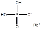 Rubidium dihydrogen orthophosphate Struktur