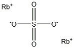 Rubidium sulfate Struktur