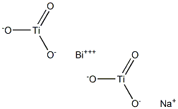 Sodium bismuth titanate Struktur