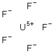 Uranium(V) fluoride Struktur