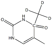 4-Methyl-D3 Thymine Struktur