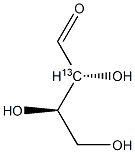 D-Erythrose-2-13C Struktur