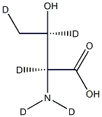 L-Threonine-D5 Struktur