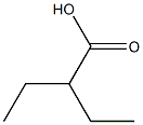 2-ETHYLBUTRIC ACID Struktur