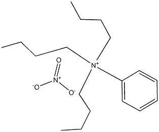 Phenyltributylammonium nitrate Struktur