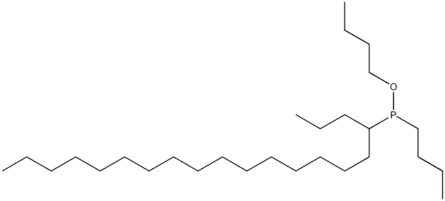 Hexadecyl tributyl phosphine hydroxide Struktur