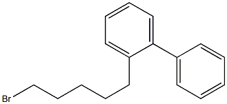 BroMo-pentyl biphenyl Struktur