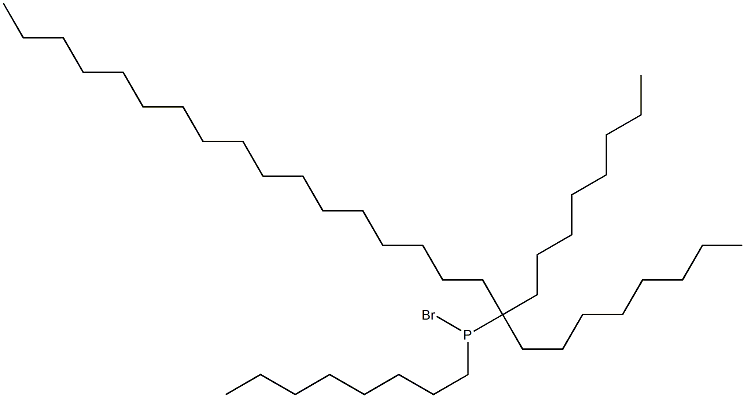 Trioctyl octadecyl phosphine bromide Struktur