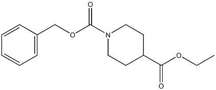 N-CBZ-piperidine-4-carboxylic acid ethyl ester Struktur