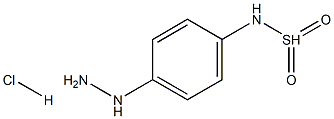 4-Sulfonamidophenylhydrazine hydrochloride Struktur