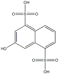 2-naphthol-4,8-disulfonic acid Struktur