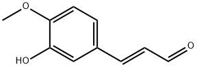 3-Hydroxy-4-Methoxy Cinnamaldehye Struktur