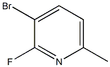 3-Bromo-2-fluoro-6-methylpyridine Struktur