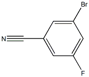 3-bromo-5-fluorobenzonitrile Struktur