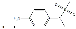 4-(N-methylmethanesulfonamido)phenylamine hydrochloride Struktur