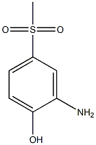 2-amino-4-methylsulfonylphenol Struktur