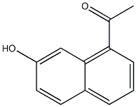 1-acetyl-7-naphthol Struktur