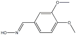 3,4-dimethoxybenzaldehyde oxime Struktur