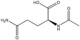 N-acetyl-L-glutamine Struktur