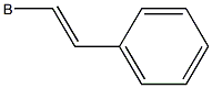 Styrene boron selective resin