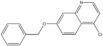 7-benzyloxy-4-chloro-quinol Struktur