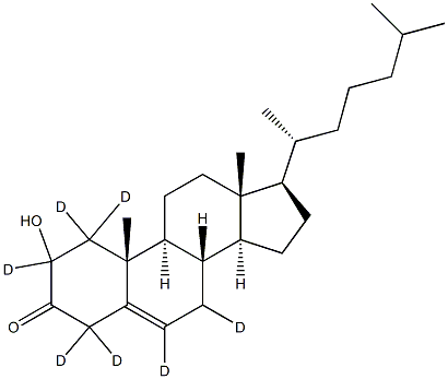 3-Keto Cholesterol-d7 Struktur