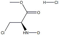 D,L-b-Chloroalanine, Methyl Ester, Hydrochloride Struktur