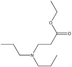 Ethyl-B-dipropylaminopropionate Struktur