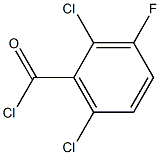 2,6-Dichloro-3-fluorobenzoyl chioride Struktur