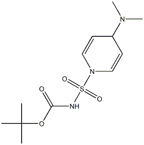 tert-Butyl 4-(dimethylamino)pyridin-1(4H)-ylsulfonylcarbamate Struktur