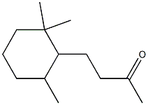 4-(2,6,6-TRIMETHYLCYCLOHEXYL)-2-BUTANONE Struktur