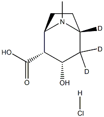 ECGONINE-D3HYDROCHLORIDE,100/ML(FREEBASE)INMETHANOL Struktur