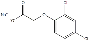 2,4-dichloro phenoxy acetate sodium Struktur