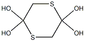 2,5-dihydroxy-1,4-dithiane-2,5-diol Struktur