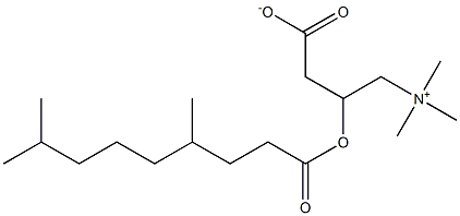 4,8 dimethylnonanoyl carnitine Struktur