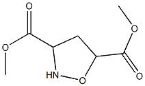 Isoxazolidine-3,5-dicarboxylic acid, dimethyl ester Struktur