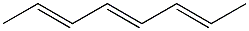 trans,trans,trans-2,4,6-Octatriene. Struktur