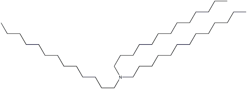 Tris(tridecyl)amine. Struktur