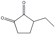 ETHYL-2-OXO CYCLOPENTANONE Struktur