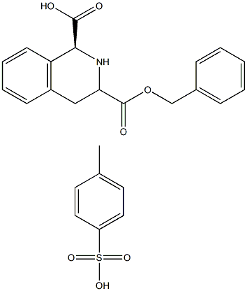 S-1,2,3,4-TETRAHYDRO-3-ISOQUINOLINCCARBOXYLIC ACID,PHENYLMETHYL ESTER,4-METHYLBENZENE SULFONATE Struktur