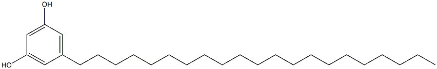 1,3-DIHYDROXY-5-HENEICOSYLBENZEN Struktur